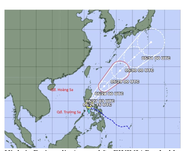 Bão Ewiniar trên Thái Bình Dương không đi vào Biển Đông, hướng Nhật Bản- Ảnh 1.