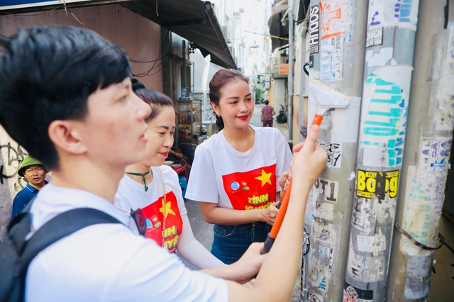 Công an, hoa hậu, người nổi tiếng tham gia chiến dịch đẩy lùi 'quảng cáo bẩn'- Ảnh 2.