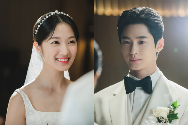 Ảnh cưới Byeon Woo Seok và Kim Hye Yoon trong 'Cõng anh mà chạy'- Ảnh 2.