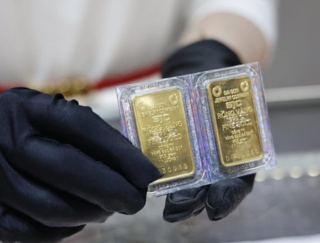 Giá trúng thầu cao nhất và thấp nhất trong phiên đấu thầu vàng sáng 8.5 đều là 86,05 triệu đồng/lượng