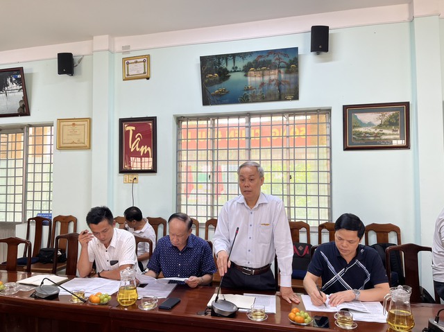 Đoàn công tác do ông Nguyễn Hùng Long, Phó cục trưởng Cục An toàn thực phẩm (Bộ Y tế) làm trưởng đoàn làm việc với Sở Y tế tỉnh Đồng Nai