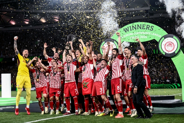 Lịch sử gọi tên Olympiakos sau chức vô địch Europa Conference League- Ảnh 1.