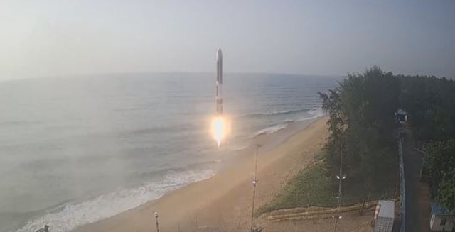Ấn Độ phóng tên lửa đẩy nội địa tư nhân đầu tiên lắp động cơ kiểu mới- Ảnh 1.