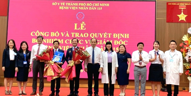 Bổ nhiệm bác sĩ Trần Văn Sóng làm Giám đốc Bệnh viện Nhân dân 115 TP.HCM- Ảnh 1.