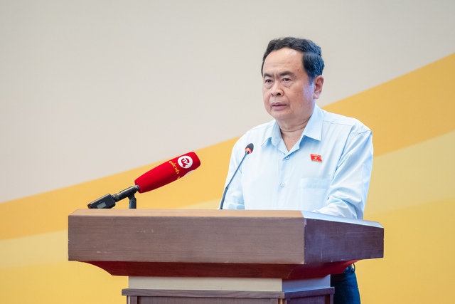 Phó chủ tịch thường trực Quốc hội Trần Thanh Mẫn phát biểu chỉ đạo tại phiên giải trình