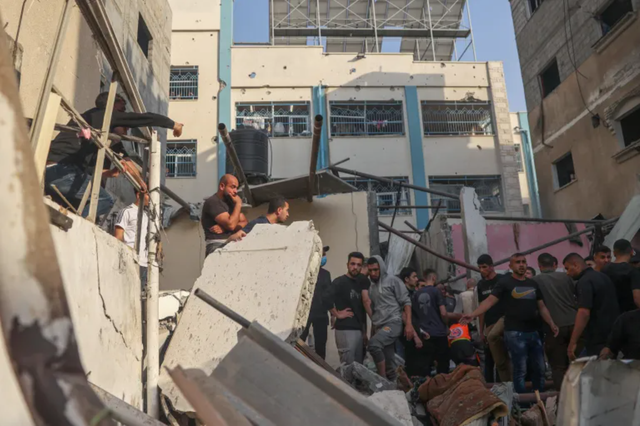 Một căn nhà bị sập ở Rafah hôm 6.5 sau khi trúng đòn không kích của Israel