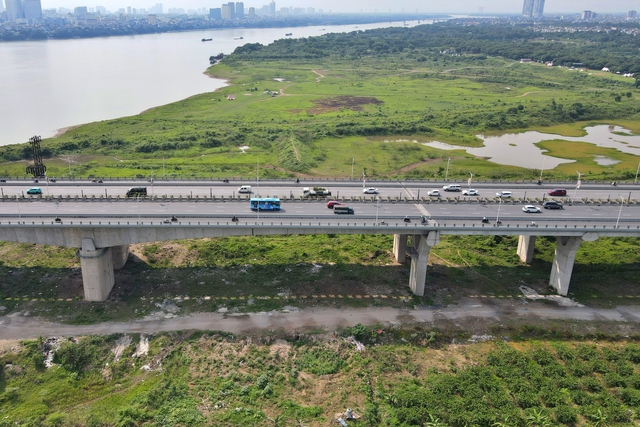 Dự án xây dựng cầu Vĩnh Tuy - giai đoạn 2 khởi công đầu năm 2021, hoàn thành và thông xe, đưa vào khai thác sử dụng vào tháng 8.2023