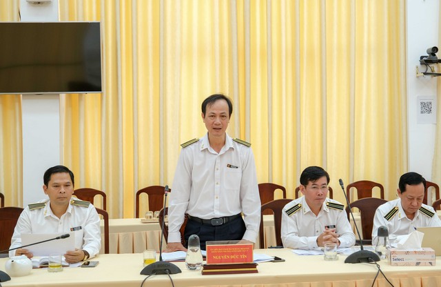 Ông Nguyễn Đức Tín, Kiểm toán trưởng Kiểm toán Nhà nước khu vực V, yêu cầu các đơn vị ở Cần Thơ được kiểm toán cung cấp tài liệu, giải trình kịp thời