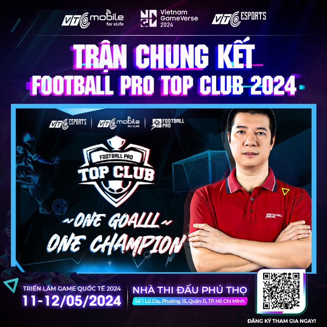 Trận chung kết Football Pro Top Club 2024 diễn ra sáng 12.5