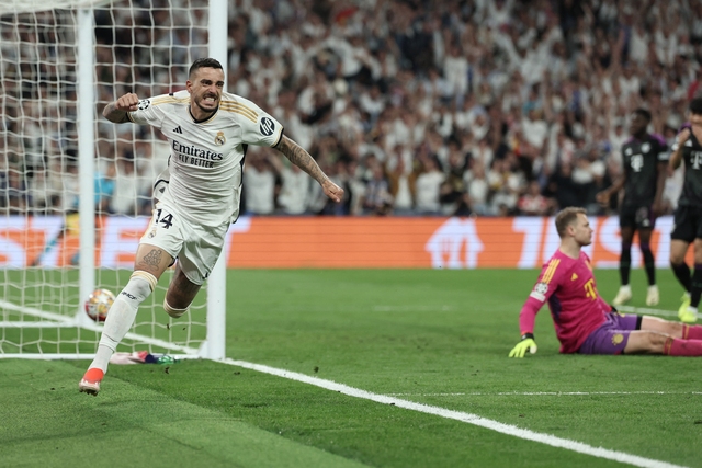 Joselu trở thành người hùng với cú đúp bàn thắng giúp Real Madrid ngược dòng nghẹt thở