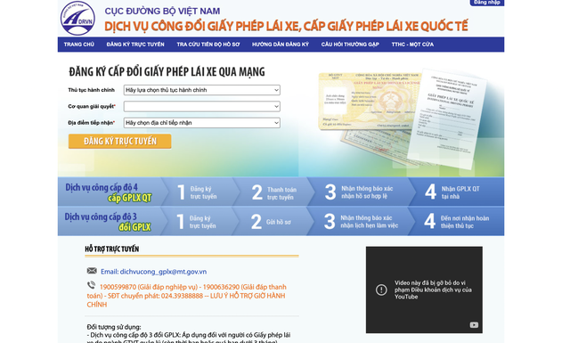 Trang web cấp đổi GPX quốc tế