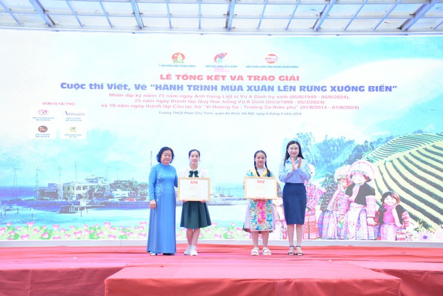 Học sinh vùng cao đoạt giải nhất cuộc thi 'Hành trình mùa xuân lên rừng, xuống biển'- Ảnh 1.