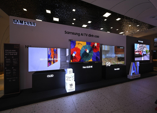 Samsung trình diễn loạt sản phẩm TV 2024 trang bị AI- Ảnh 2.