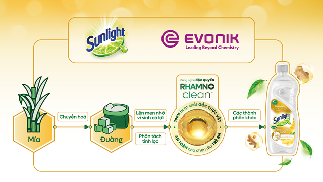 Unilever hợp tác với Evonik sản xuất nước rửa chén 100% hoạt chất gốc thực vật- Ảnh 3.