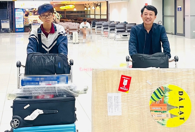 Hai thành viên đoàn Lâm Đồng đã được cấp visa sang Mỹ tham dự cuộc thi KHKT quốc tế