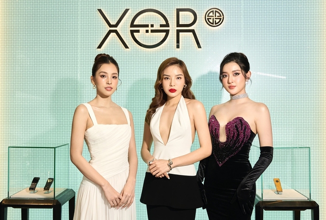 Hoa hậu Kỳ Duyên, Hoa hậu Tiểu Vy, Á hậu Huyền My tham dự sự kiện ra mắt XOR Boutique độc nhất tại Đông Nam Á