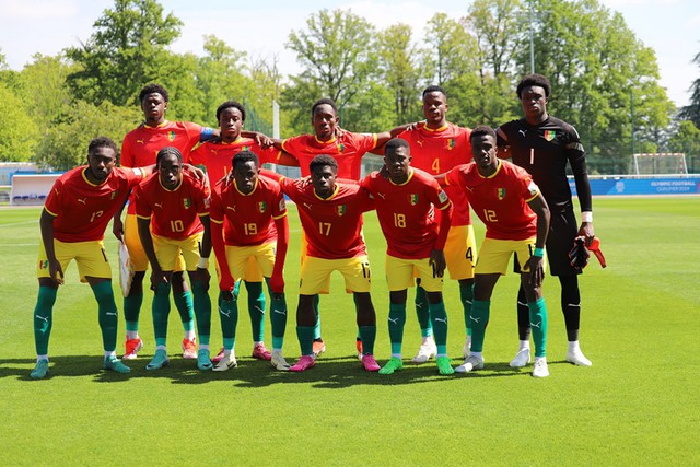 U.23 Guinea ra sân với đội hình cực mạnh