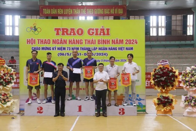 Vietcombank Thái Bình tham gia hội thao ngân hàng năm 2024- Ảnh 1.