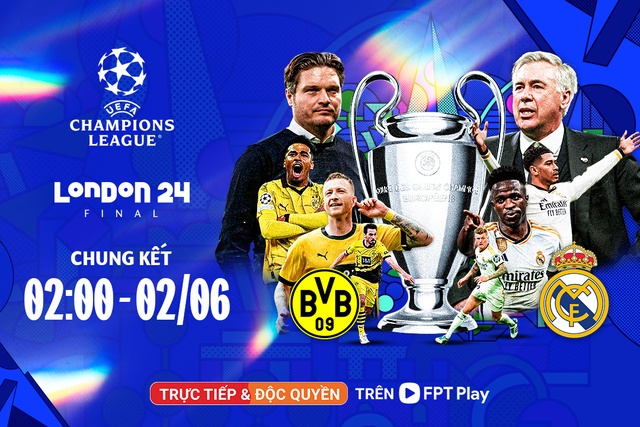 Trận chung kết C1 Dortmund - Real Madrid chiếu độc quyền trên FPT Play- Ảnh 5.