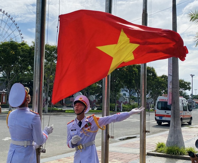 Trang nghiêm lễ thượng cờ Đại hội thể thao học sinh Đông Nam Á lần thứ 13- Ảnh 4.