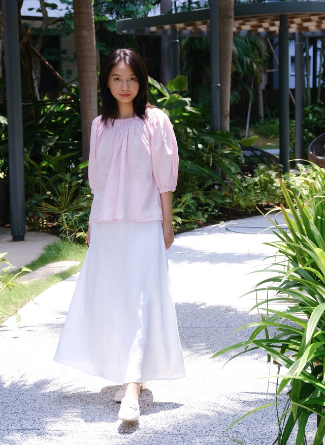 Wearing simple linen is cool and unexpectedly beautiful - Photo 2.