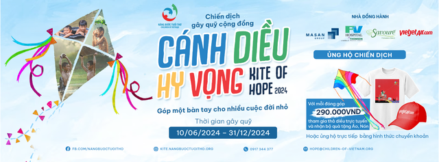 Giúp đỡ nhiều bệnh nhi với chiến dịch gây quỹ từ thiện Cánh Diều Hy Vọng 2024- Ảnh 2.