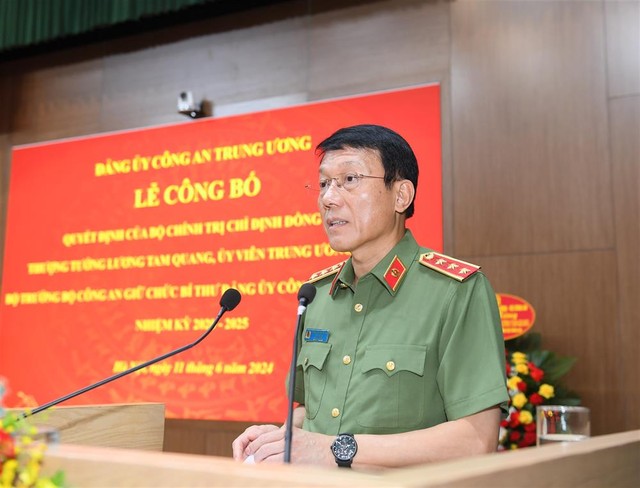 Thượng tướng Lương Tam Quang giữ chức Bí thư Đảng ủy Công an T.Ư- Ảnh 2.
