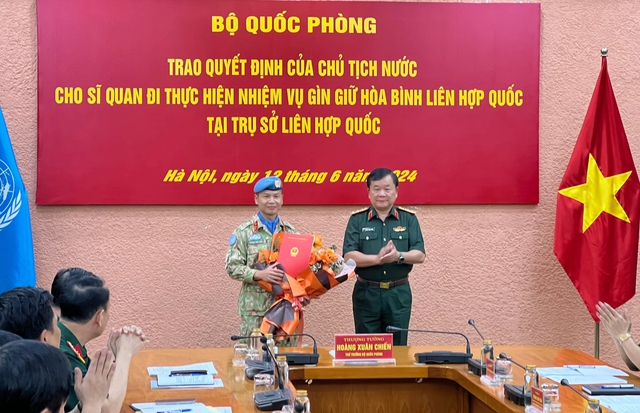 Chủ tịch nước cử thêm sĩ quan đi làm việc tại trụ sở Liên Hiệp Quốc- Ảnh 1.