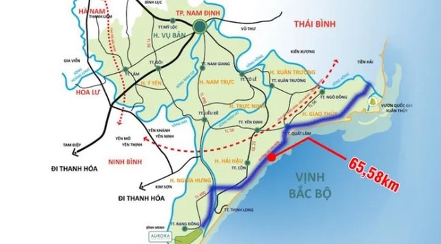 Nam Định đưa vào khai thác sử dụng tuyến đường bộ ven biển từ 30.6- Ảnh 1.