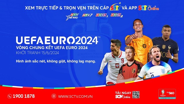 Khán giả thưởng thức EURO 2024 trên cáp truyền hình SCTV?- Ảnh 1.