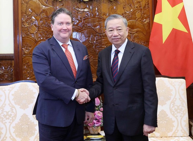 Chủ tịch nước Tô Lâm tiếp Đại sứ Mỹ- Ảnh 1.