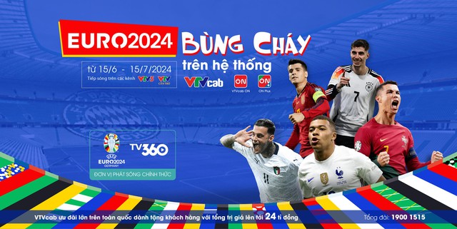 EURO 2024 'bùng cháy' với nhiều đội hùng mạnh, VTVcab đã sẵn sàng!- Ảnh 3.