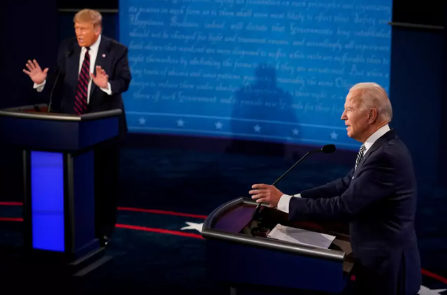 Quy định khắt khe cho cuộc tranh luận trên truyền hình giữa cặp đấu Biden-Trump- Ảnh 1.