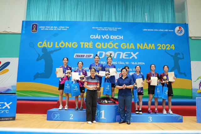 Nhiều nhân tố xuất sắc lên ngôi tại giải vô địch cầu lông trẻ quốc gia 2024- Ảnh 4.