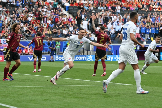 Cú sốc đầu tiên ở EURO 2024: Slovakia quả cảm hạ gục Bỉ- Ảnh 1.