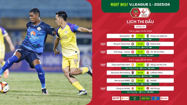Lịch thi đấu, trực tiếp vòng 24 V-League hôm nay: Nảy lửa Quảng Nam đấu SLNA, trọng tài ngoại- Ảnh 6.