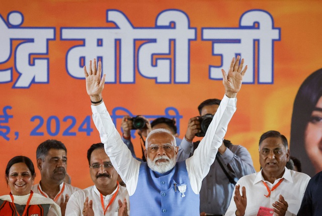 Liên minh của Thủ tướng Narendra Modi được dự phóng thắng lớn trong bầu cử Ấn Độ- Ảnh 1.