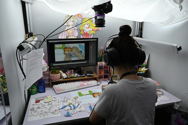Sinh viên ngành Thiết kế Đồ họa trải nghiệm quy trình dựng phim hoạt hình tại Công ty S-Connect