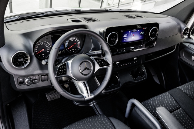 Mercedes Sprinter 2024 có bản thuần điện, cạnh tranh Ford Transit- Ảnh 3.