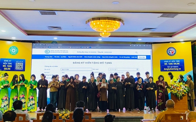Giáo hội Phật giáo Việt Nam kêu gọi đăng ký hiến mô, tạng- Ảnh 1.