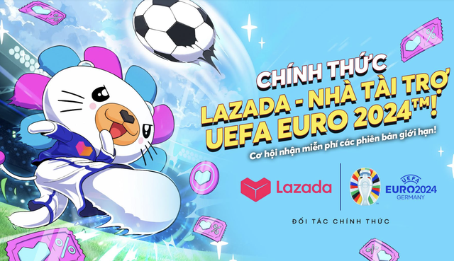 Lazada trở thành đối tác của UEFA Euro 2024 tại Đông Nam Á- Ảnh 1.