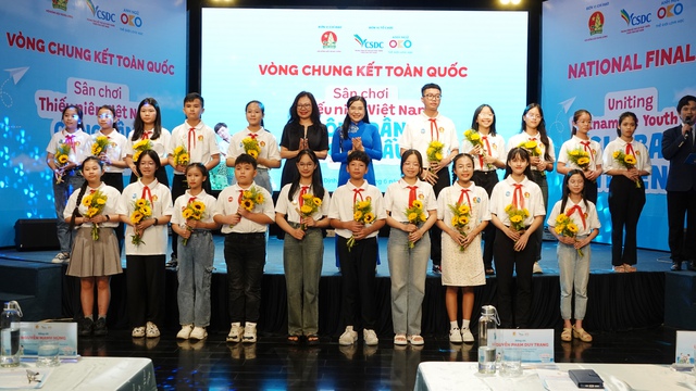 Trao giải thưởng ‘khủng’ tại sân chơi ‘Thiếu niên Việt Nam - Công dân toàn cầu’- Ảnh 1.