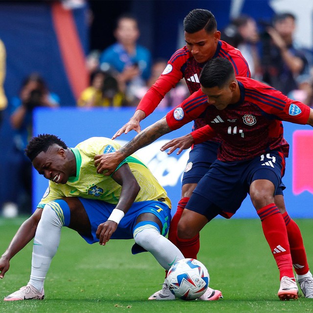 Copa America 2024: Vinicius và Rodrygo tịt ngòi, đội tuyển Brazil bị Costa Rica cầm chân- Ảnh 1.