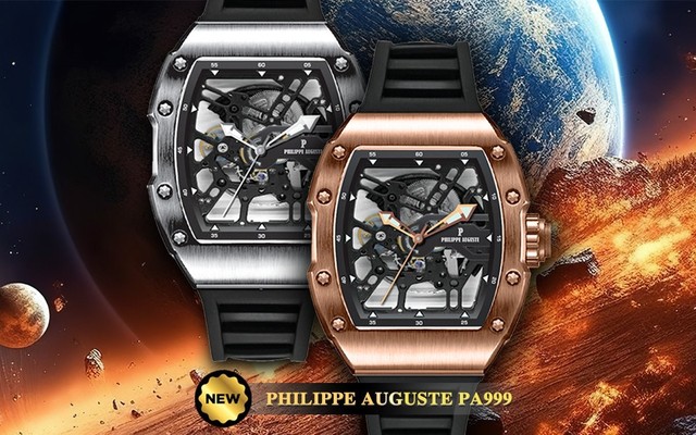 Khám phá sự tinh tế, đẳng cấp với thiết kế đồng hồ Philippe Auguste PA999 mới nhất- Ảnh 1.