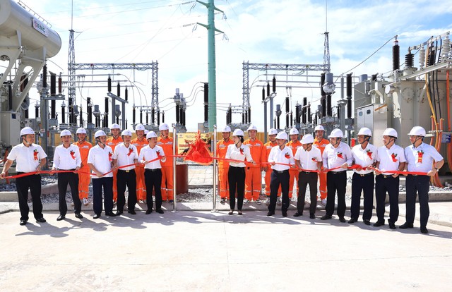 Trạm biến áp 110kV trăm tỉ ở Vĩnh Phúc: công trình mừng 55 năm thành lập EVNNPC- Ảnh 1.