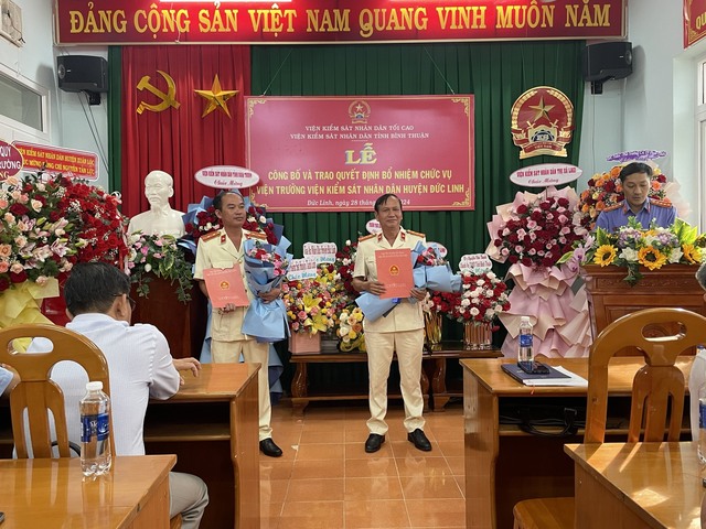 Bình Thuận: Bổ nhiệm Viện trưởng Viện KSND H.Đức Linh- Ảnh 1.