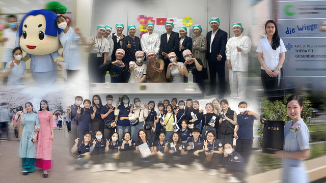 SV khối Sức khỏe Trường ĐH Đông Á tham gia internship và làm việc tại Nhật, Đức