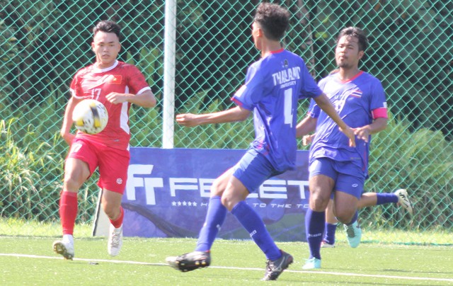 Quật ngã Thái Lan, đội tuyển chọn sinh viên Việt Nam mở đầu khí thế giải châu Á- Ảnh 5.