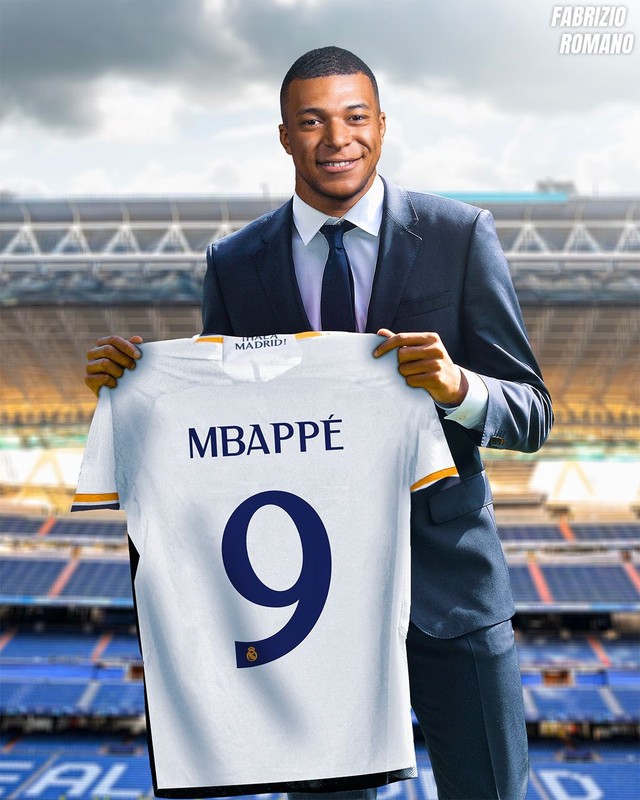 Mbappe mặc áo số 9 tại Real Madrid, chia tay giấc mơ Olympic- Ảnh 1.