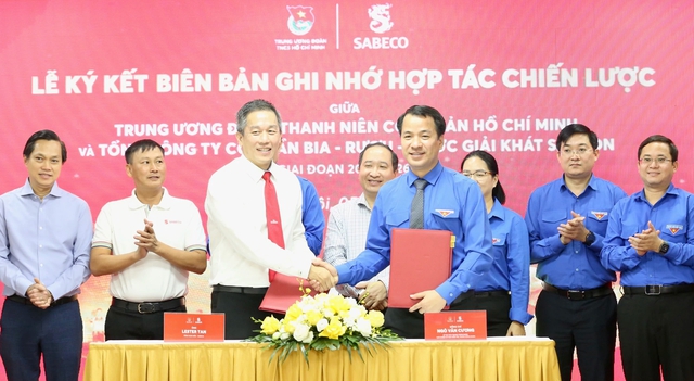 T.Ư Đoàn ký thỏa thuận hợp tác với Sabeco ở 3 lĩnh vực- Ảnh 2.